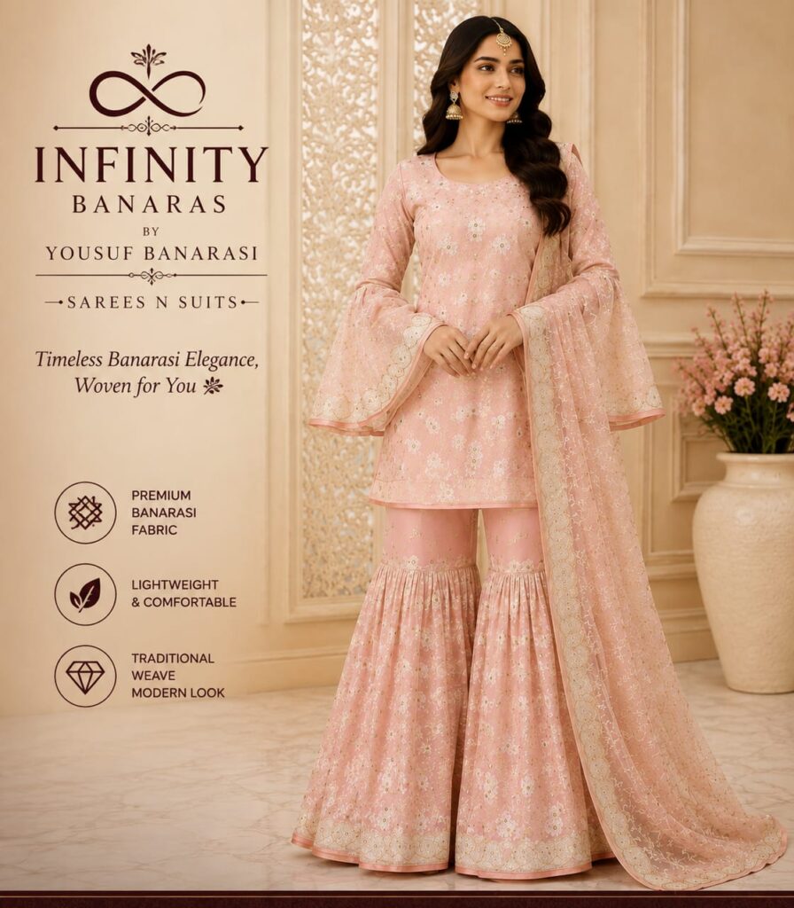 Home blush pink garara
